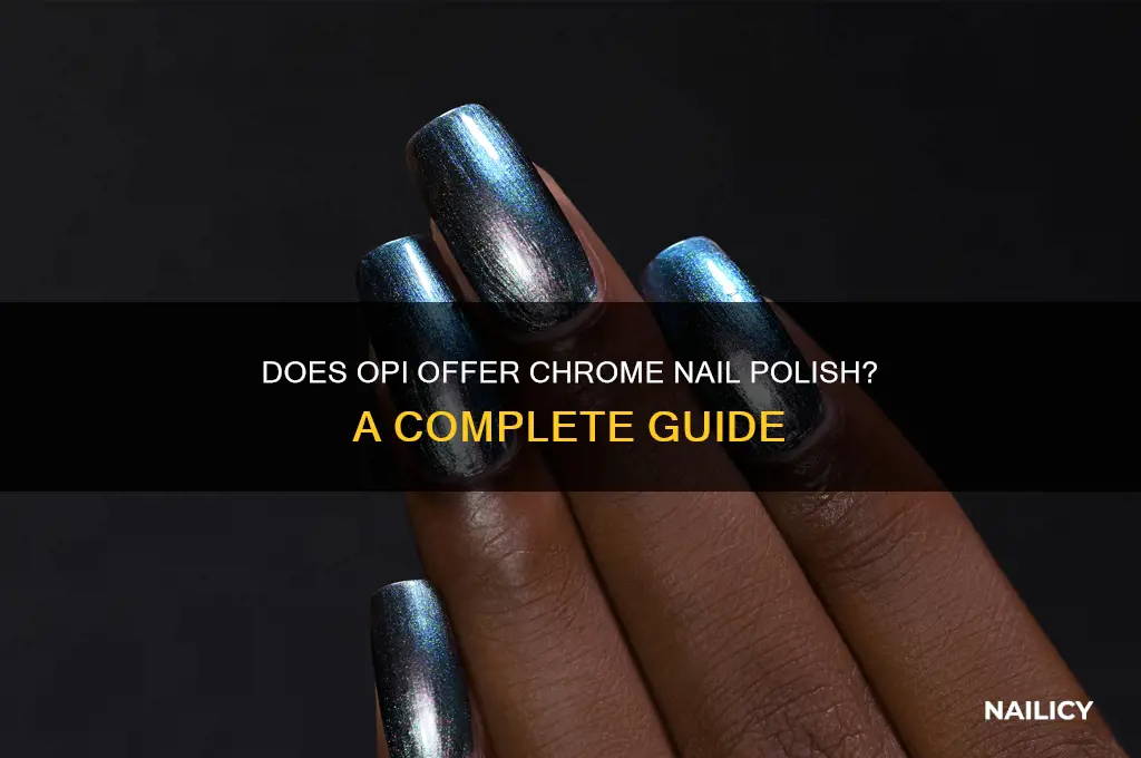 does opi make a chrome nail polish