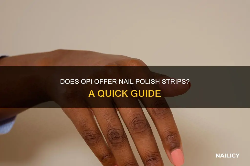 does opi make a nail polish strip