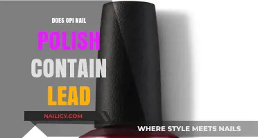 Does OPI Nail Polish Contain Lead? Uncovering the Truth