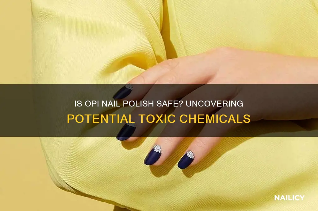 does opi nail polish have toxic chemicals