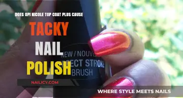 OPI Nicole Top Coat Plus: Tacky Nail Polish Culprit?