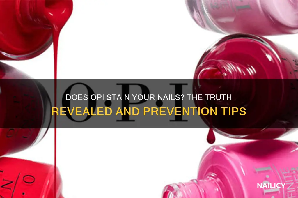 does opi stain your nails
