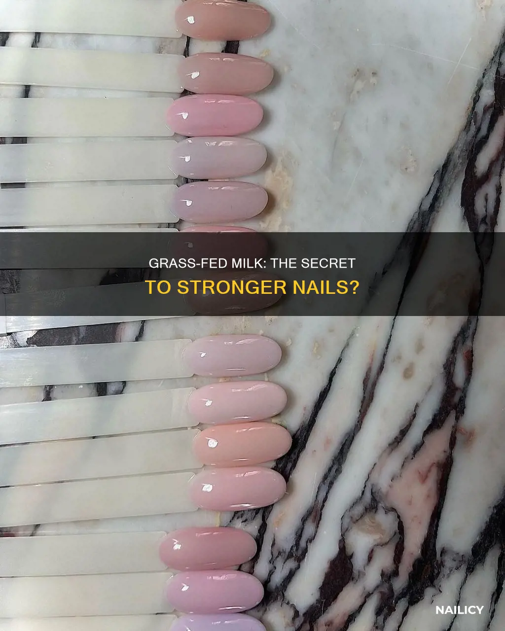 does organic grass fed cows milk help grow nails