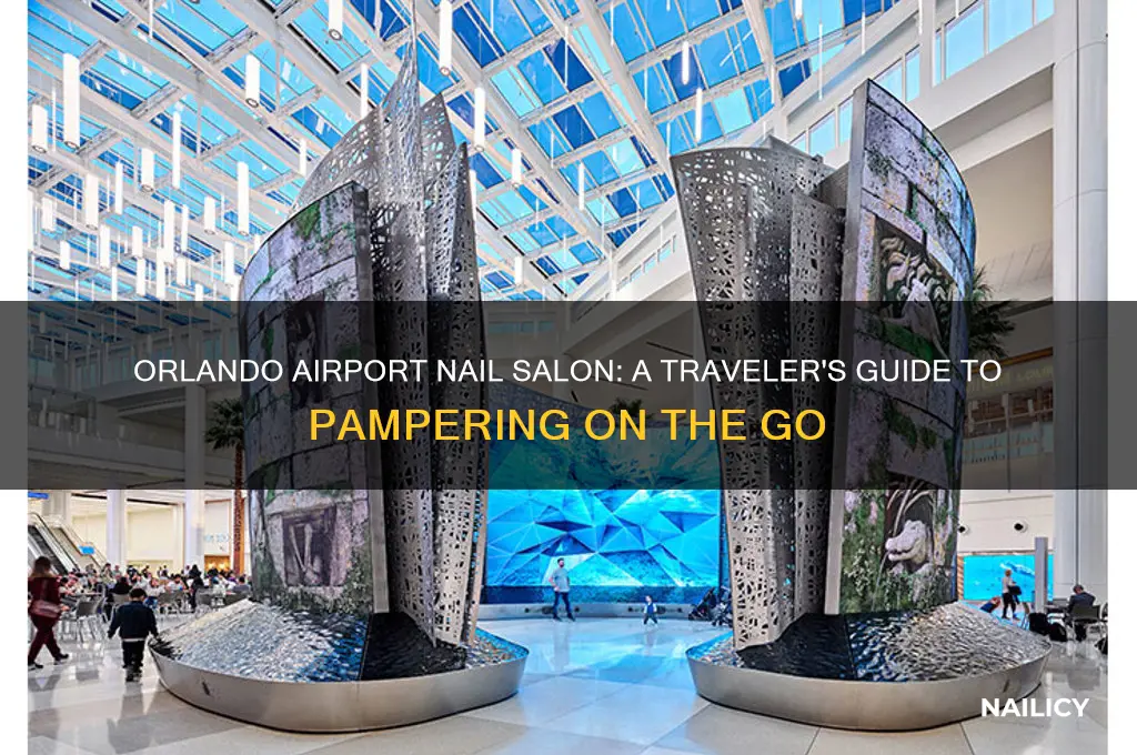 does orlando airport have a nail salon