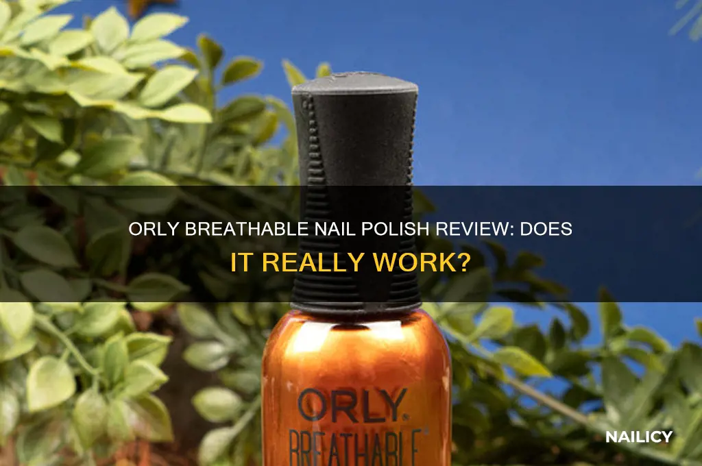 does orly breathable nail polish work