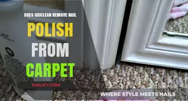 Removing Nail Polish Stains from Carpet with OxiClean