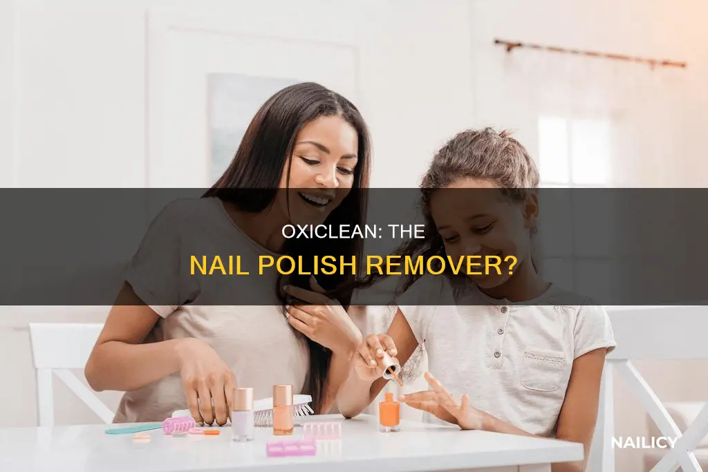 does oxiclean remove nail polish