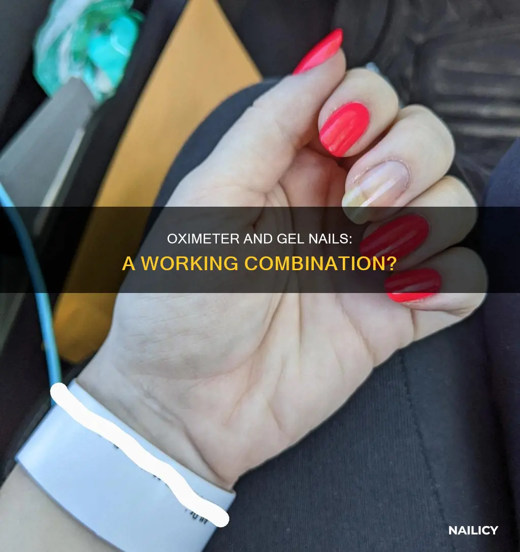 does oximeter work with gel nails
