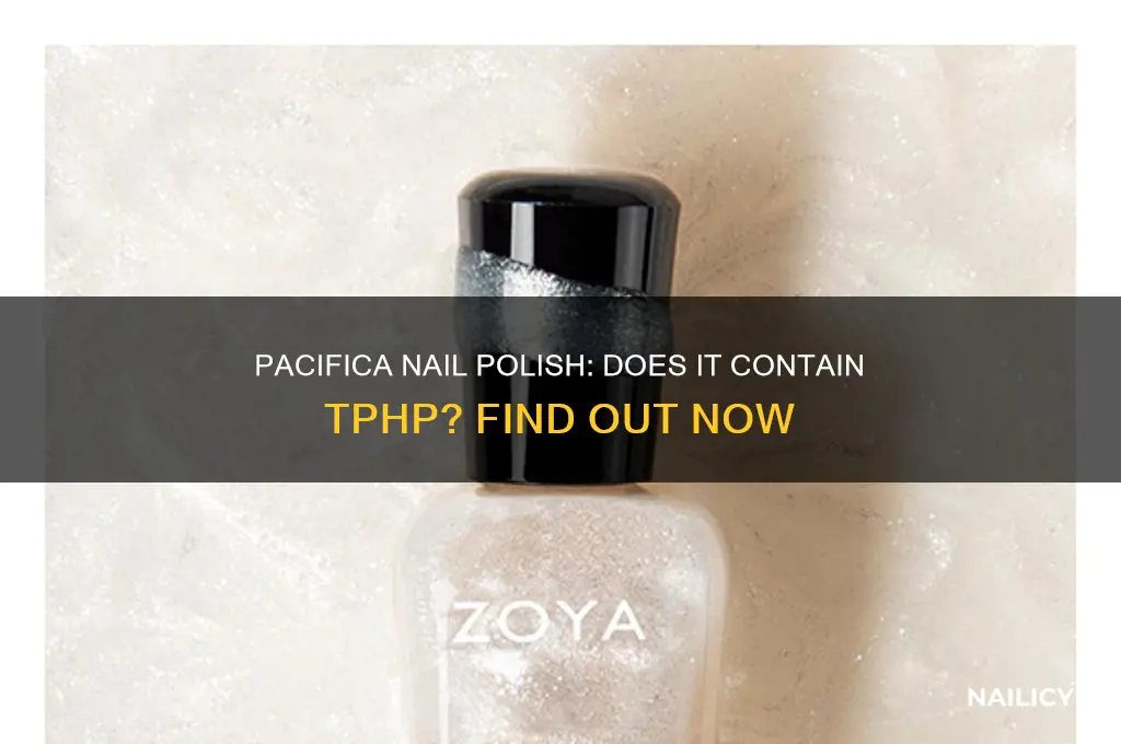 does pacifica nail polish contain tphp