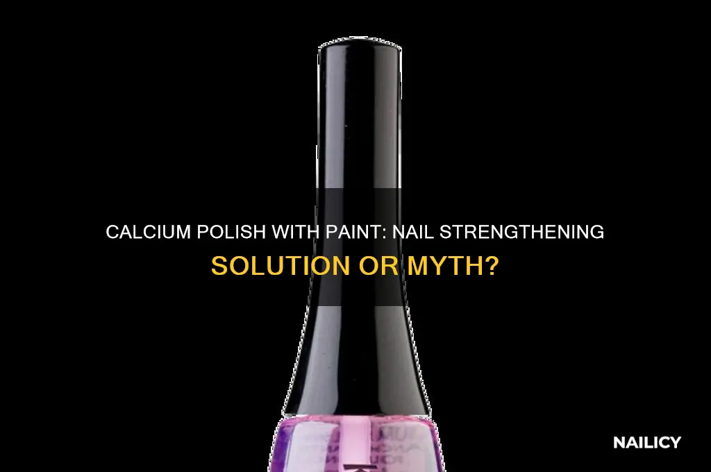 does paint on calcium polish help nails