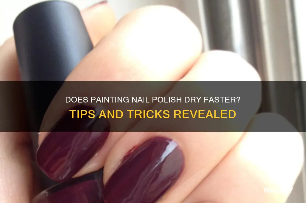 does painting nail polish dry