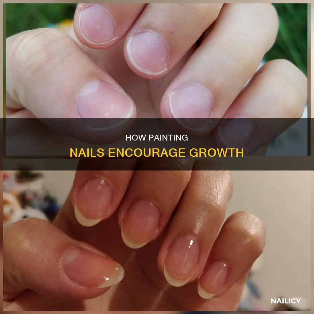 does painting nails help them grow