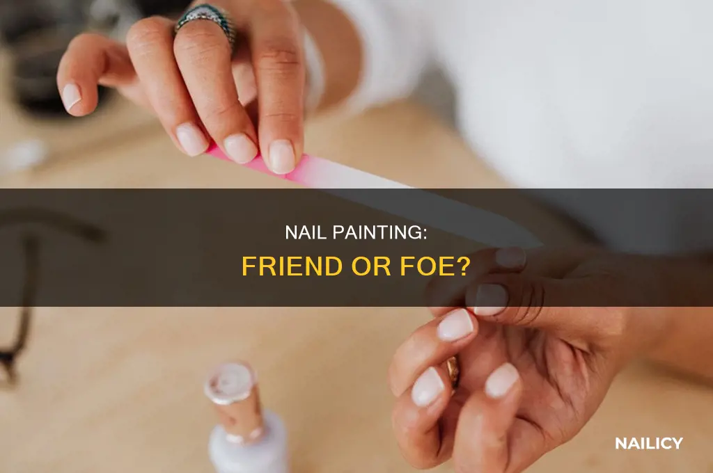 does painting nails make them weak
