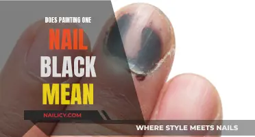 The Mystery of Painting One Nail Black: What Does It Mean?