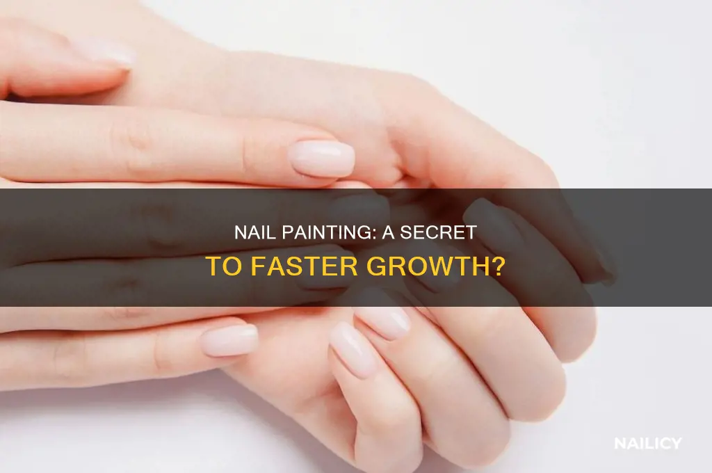 does painting your nails make them grow faster