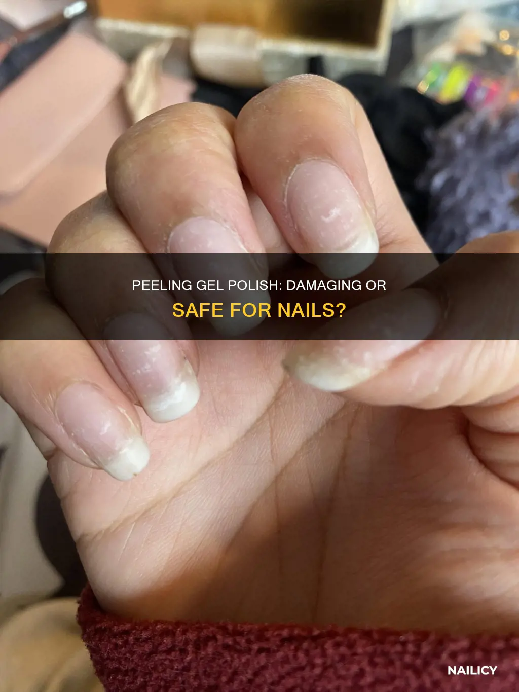 does peeling off gel polish damage nails
