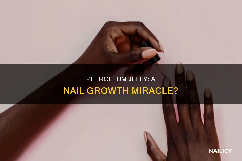 does petroleum jelly make your nails grow