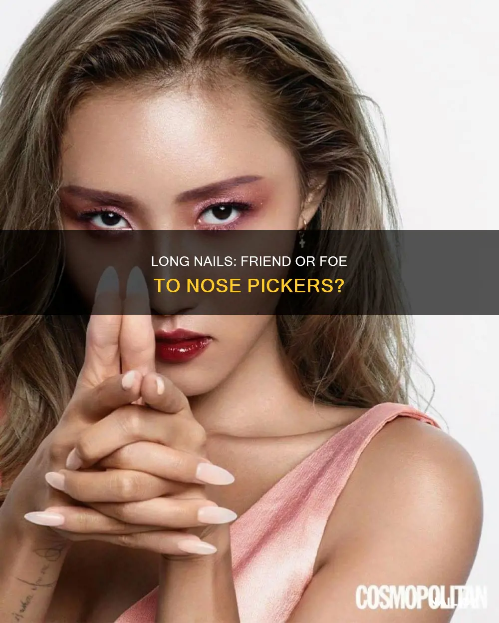 does picking your nose hurt if you have long nails