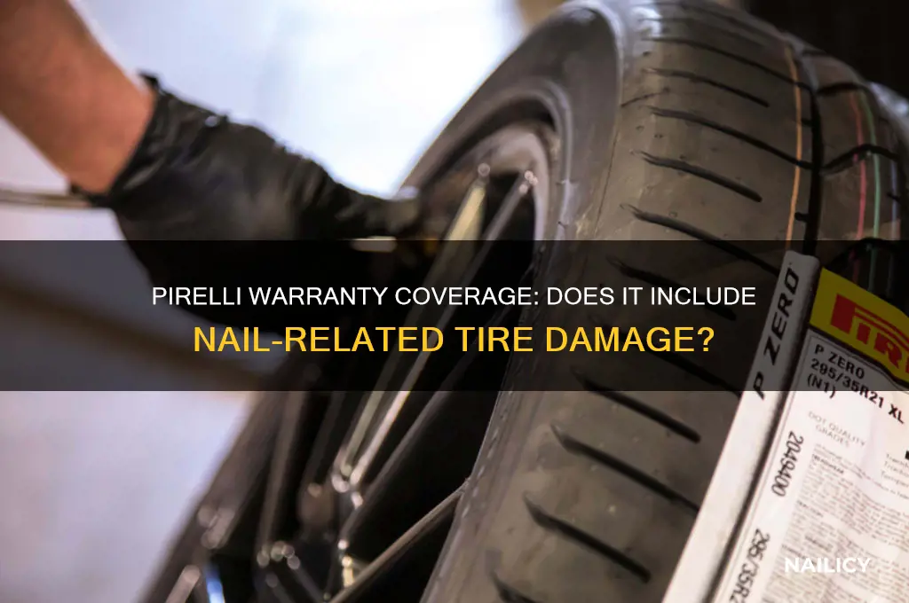 does pirelli warranty cover nails