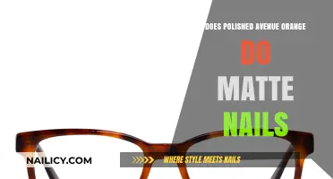Polished Avenue Orange: Matte Nails or Glossy Finish?