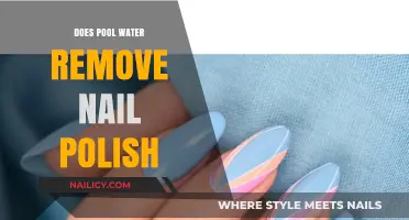 Chlorinated Pool Water: A Nail Polish Remover?