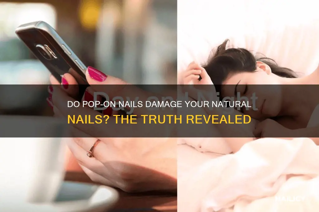 does pop-on nails heart your real nails