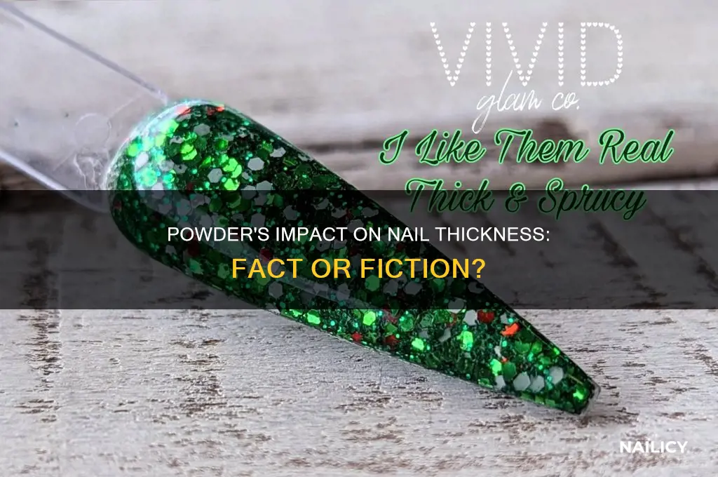 does powder thin your nails