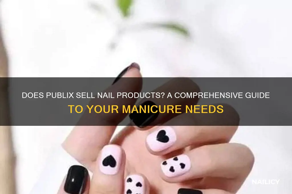 does publix sell nail products