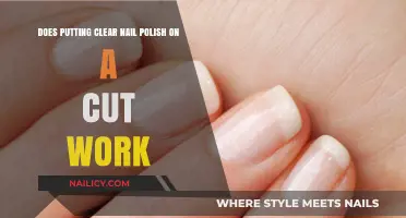 Clear Nail Polish on Cuts: Effective First Aid or Myth?