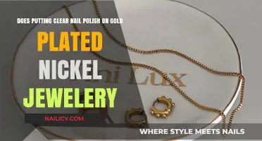 Clear Nail Polish on Gold-Plated Nickel Jewelry: Does It Prevent Tarnishing?