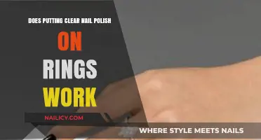 Clear Nail Polish on Rings: Effective Solution or Temporary Fix?