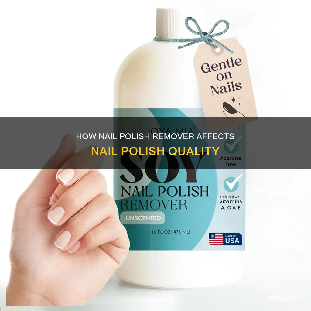 does putting nail polish remover in nail polish