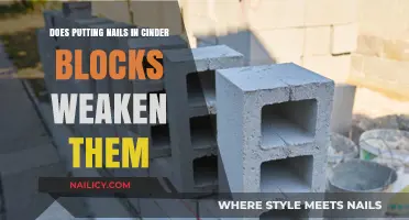 Do Nails in Cinder Blocks Compromise Their Structural Integrity?
