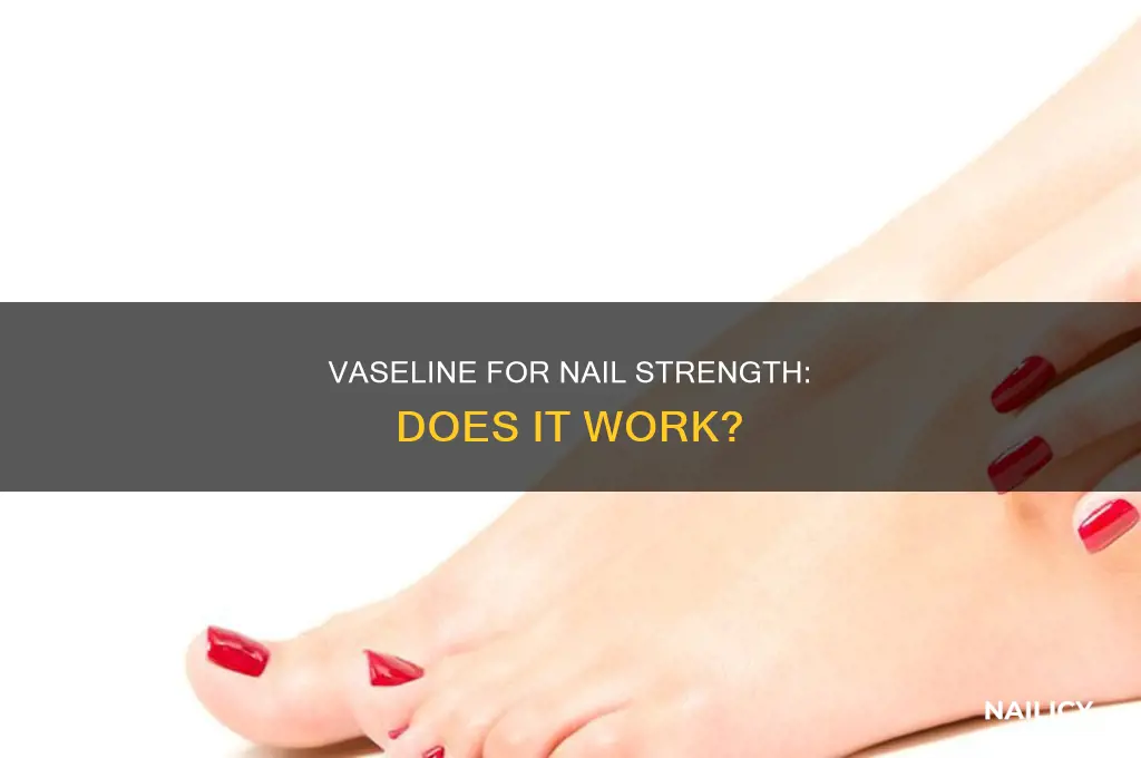 does putting vaseline on your nails make them stronger