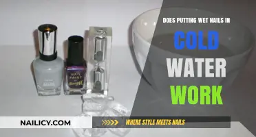 Wet Nails in Cold Water: Fact or Fiction for Quick Drying?