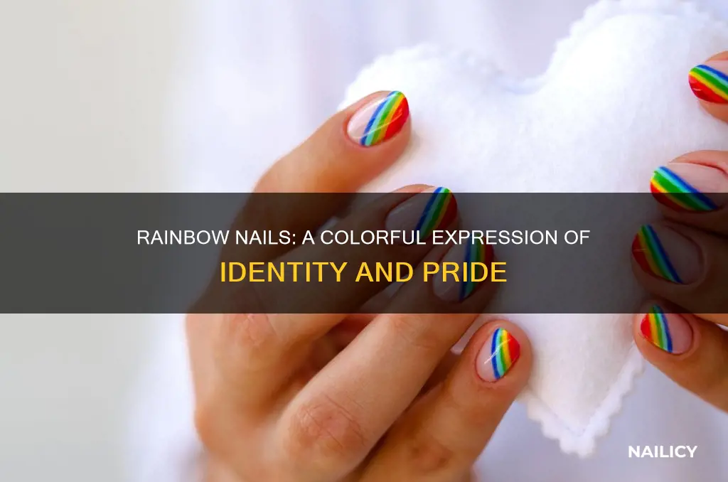 does rainbow nails mean you are gay