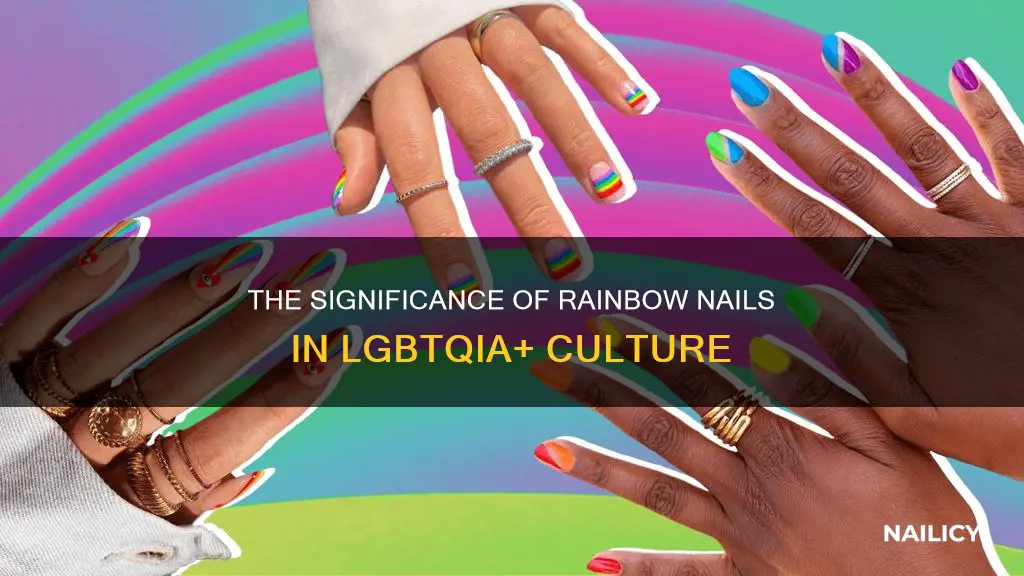 does rainbow nails mean you are gay