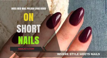 Short Nails, Bold Style: Red Polish Perfection or Overkill?