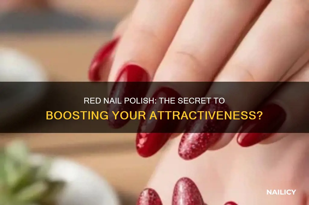 does red nail polish make you more attractive