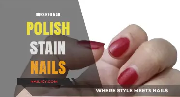 Does Red Nail Polish Stain Nails? Tips to Prevent Discoloration