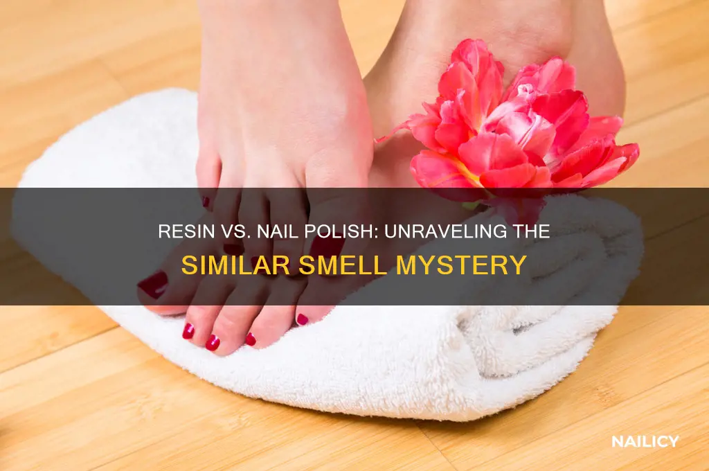 does resin smell like nail polish