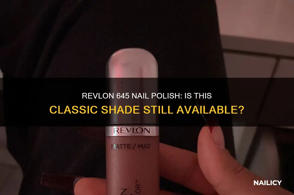 does revlon still make 645 nail polish