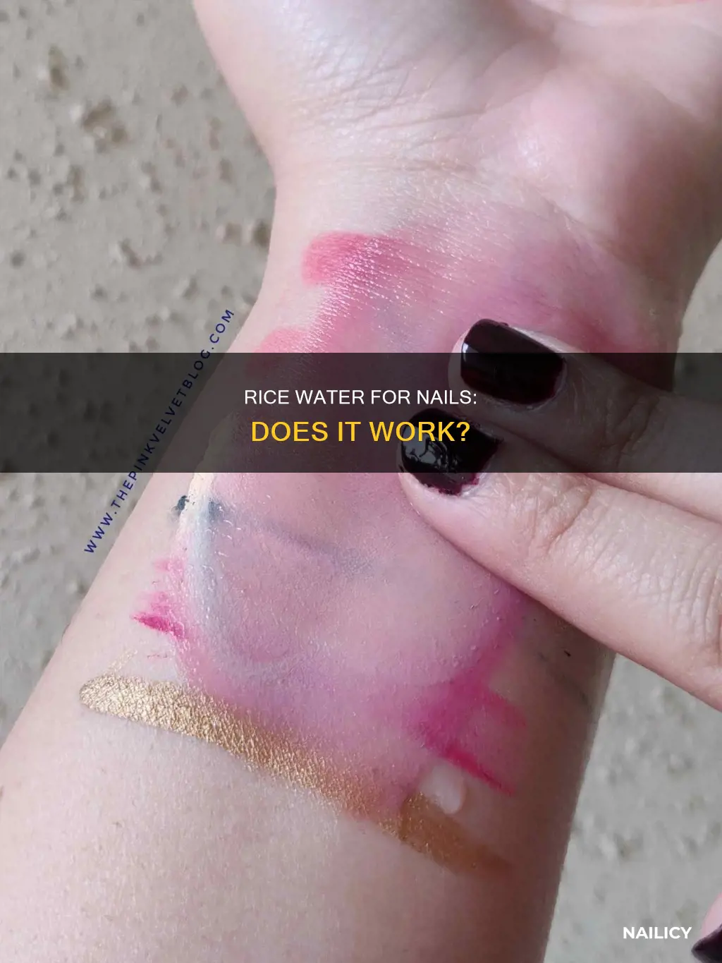 does rice water grow nails
