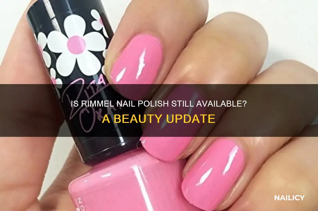 does rimmel still make nail polish