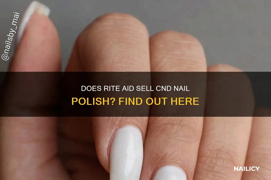 does rite aid carry cnd nail polish