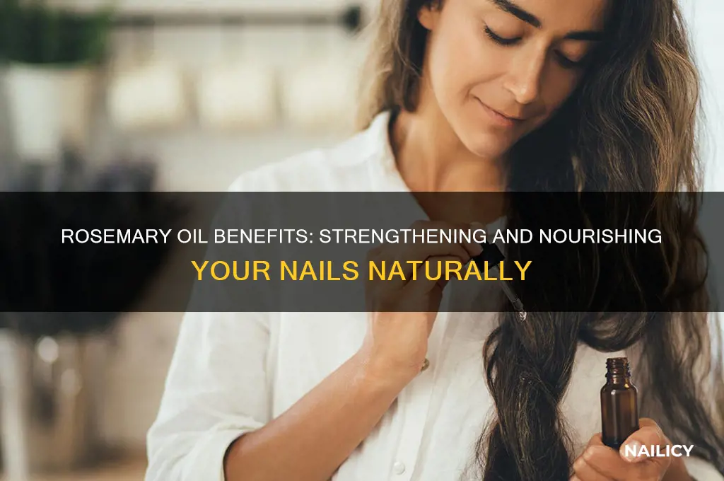 does rosemary oil help nails