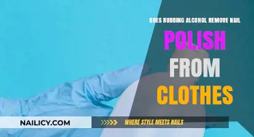How to Remove Nail Polish Stains with Rubbing Alcohol