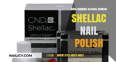 Rubbing Alcohol: Shellac Nail Polish Remover?
