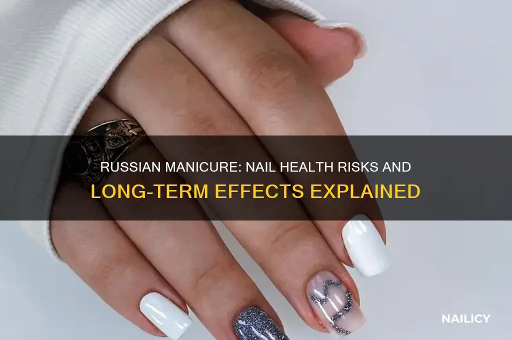 does russian manicure damage nails