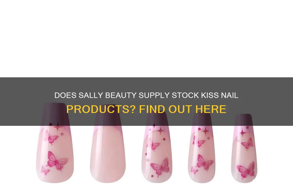 does sally beauty supply carry kiss nail products